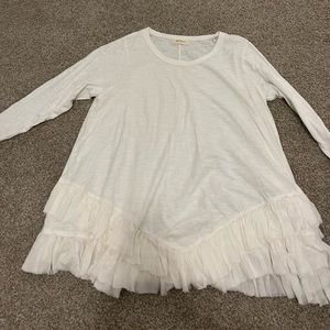 White long sleeve shirt